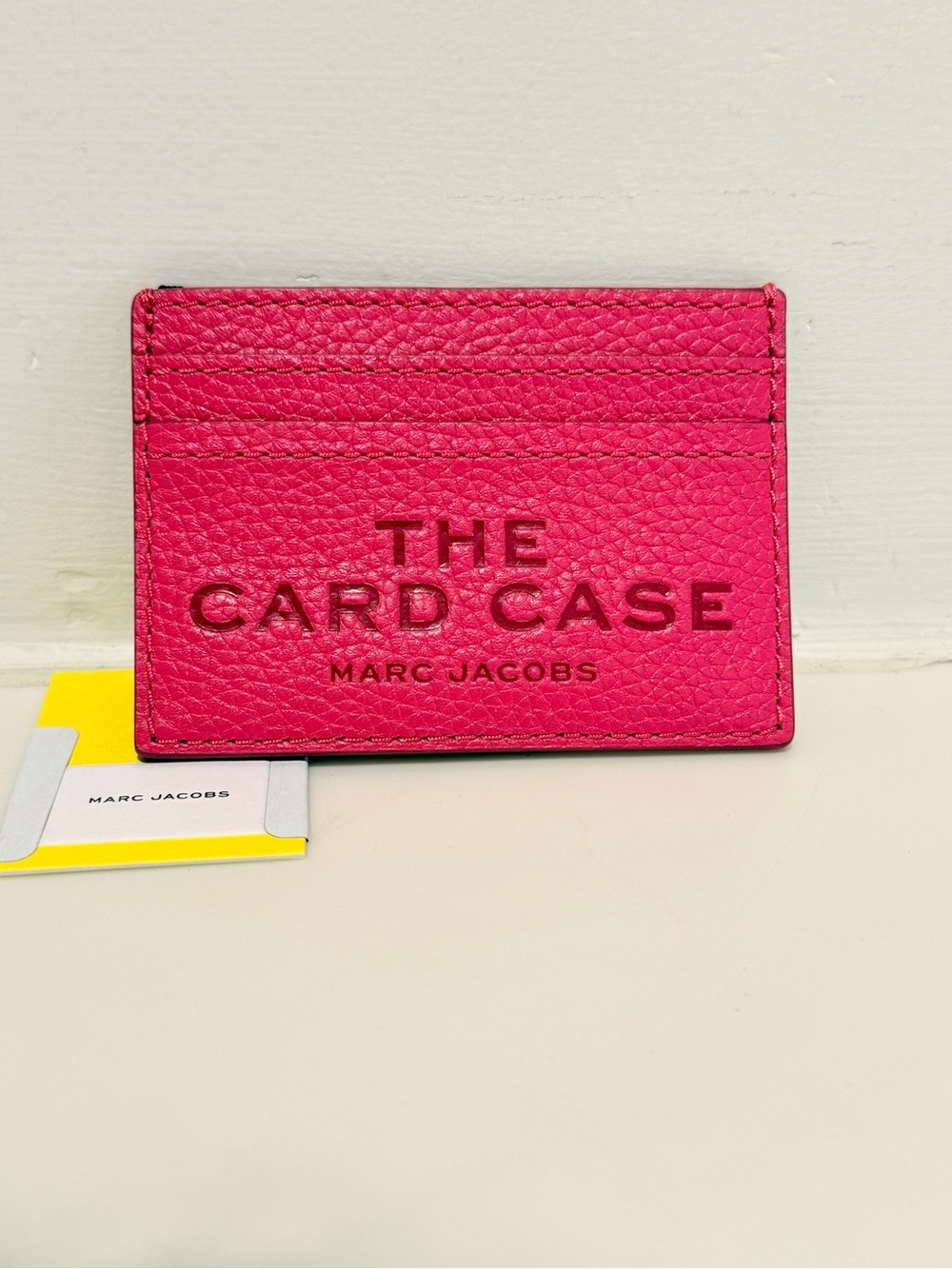 NWT Marc Jacobs card case - raspberry pink